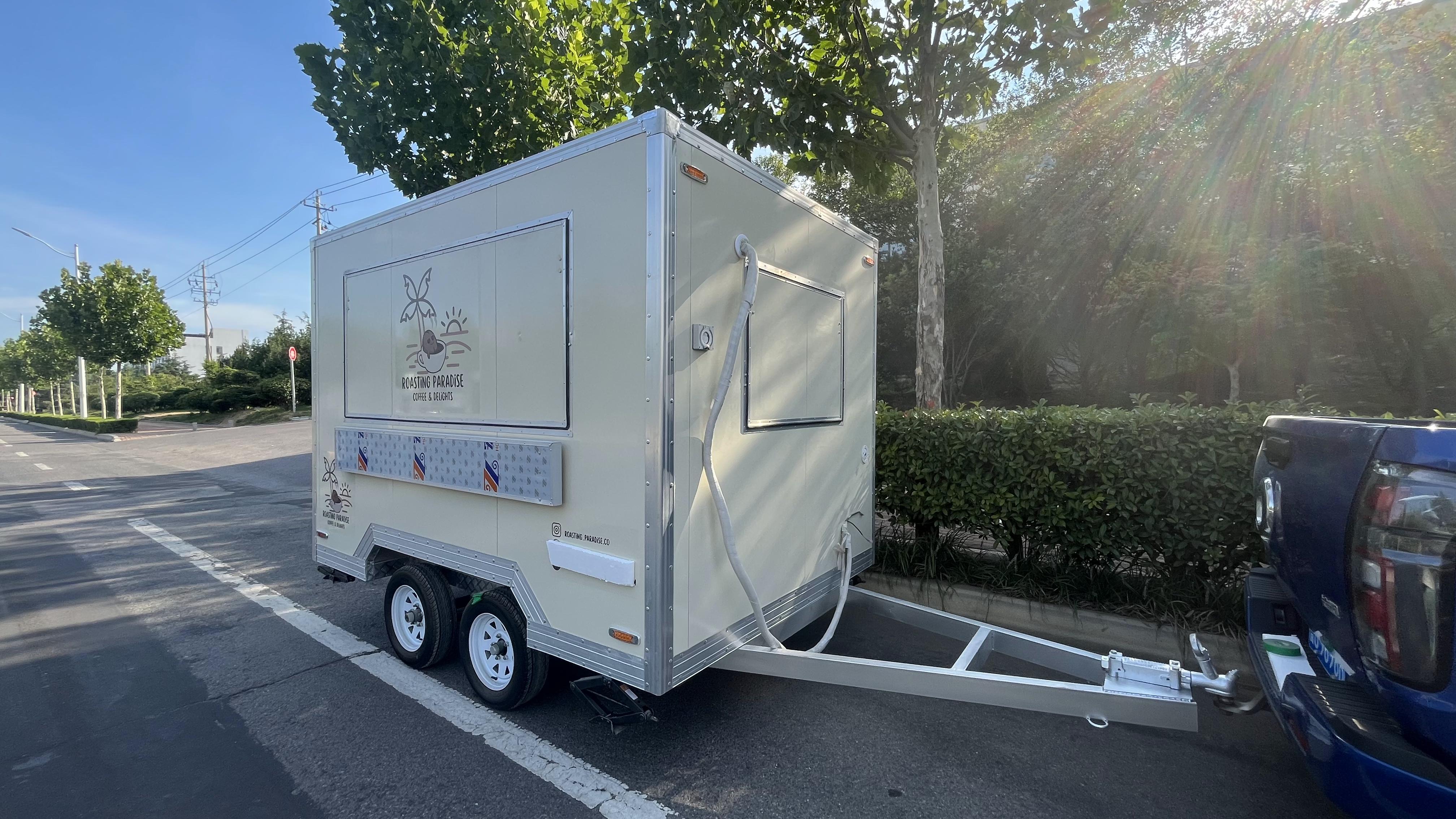 Multi-functional "Roasting Paradise" mobile food truck (coffee & food)