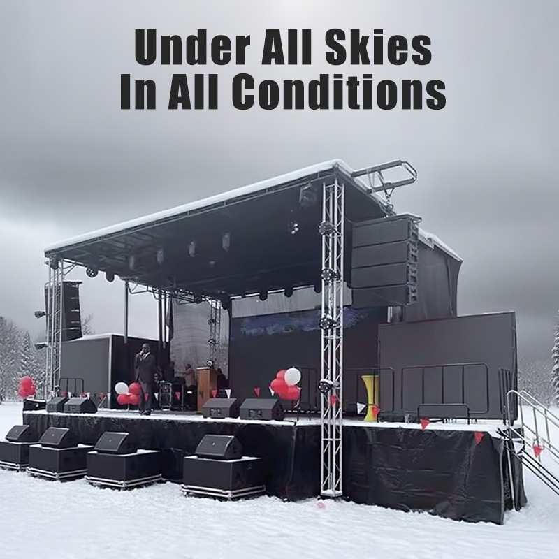 Portable outdoor performance stage construction solution: Easily realize open-air music performances