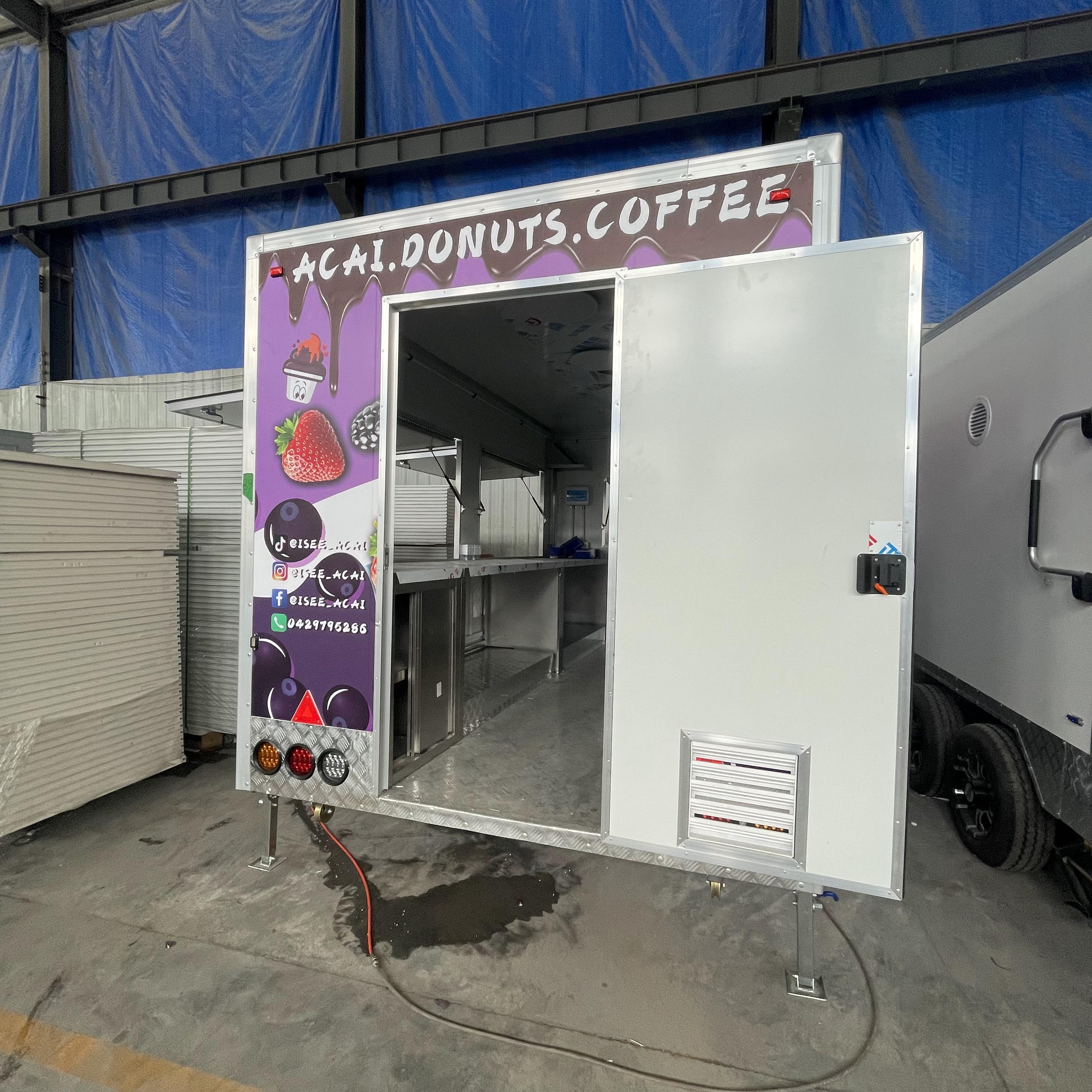 Acai berry donut Coffee mobile food truck, embark on a delicious journey