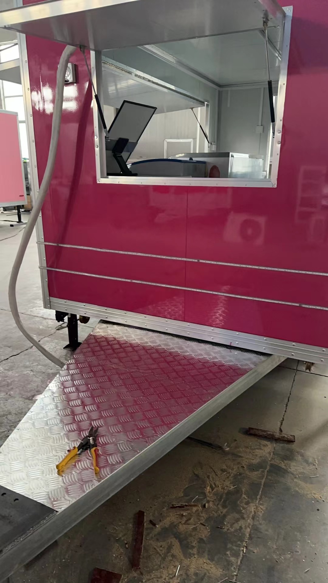 Colorful X-treme Ice Cream and Candy Mobile Sales Trailer