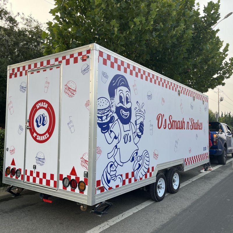 “O's Smash n' Shakes Food Trailer - Your Mobile Burger & Shake Haven”