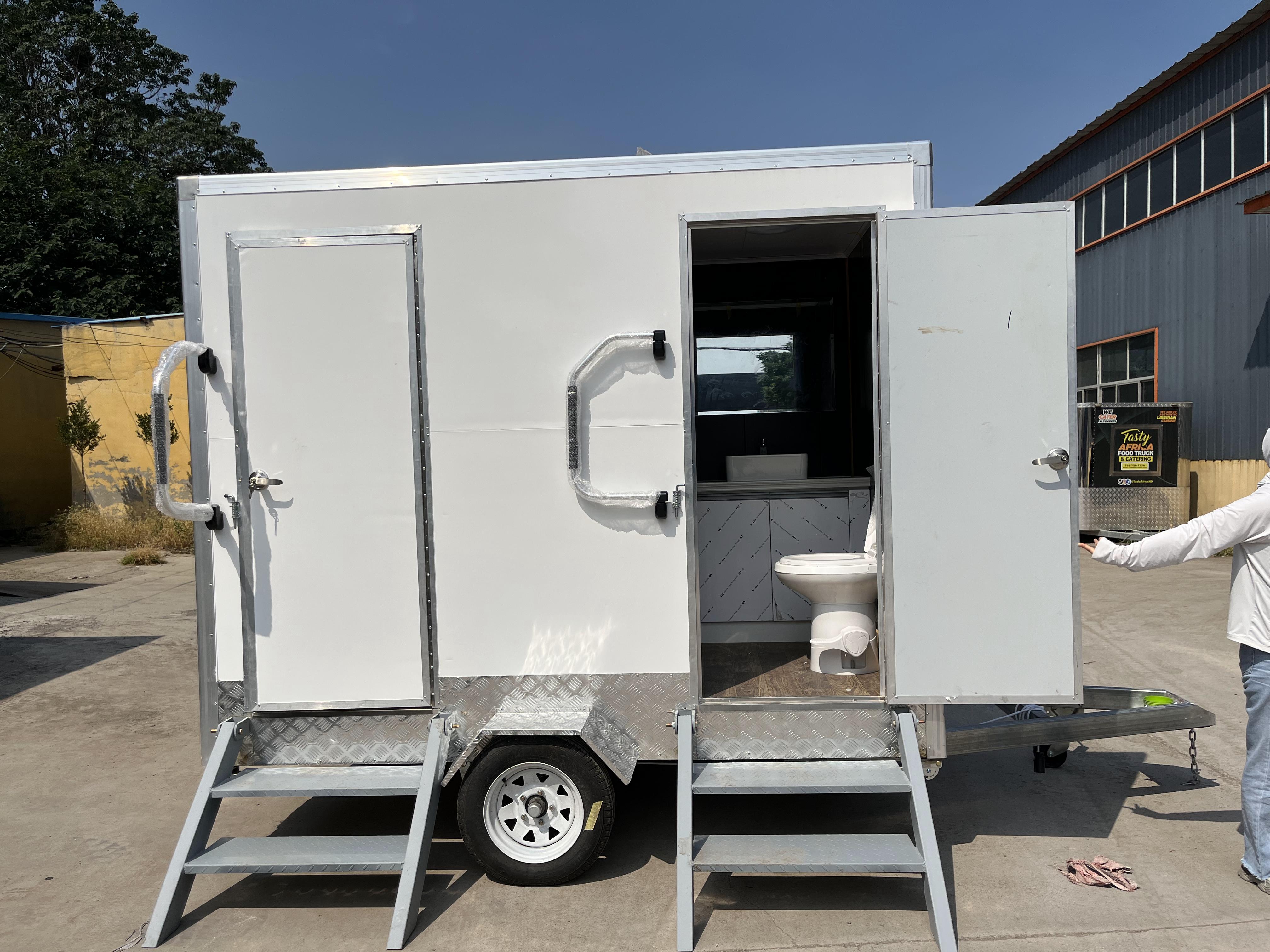 Double Stall Portable Toilet Trailer: The Ultimate Event & Emergency Sanitation Solution 🚽✨