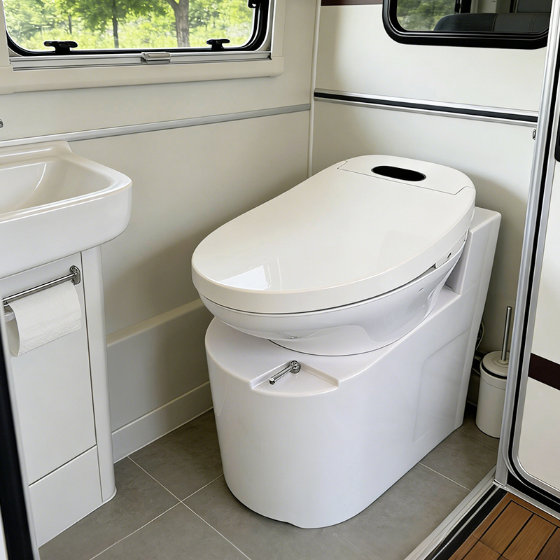 Essential for RV modification: Integrated electric shredding toilet suitable for narrow Spaces