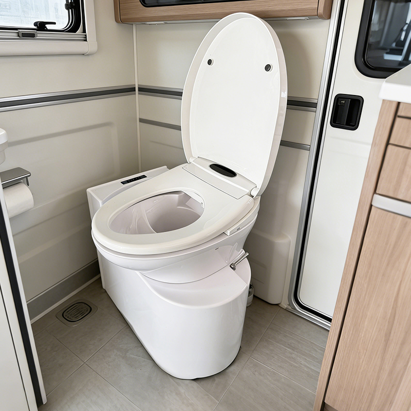 Essential for RV modification: Integrated electric shredding toilet suitable for narrow Spaces
